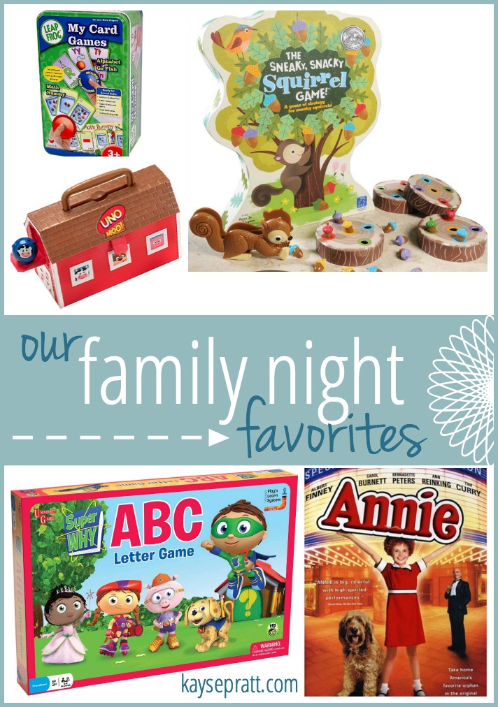 Our Family Night Favorites | The Mommy List, Week 5