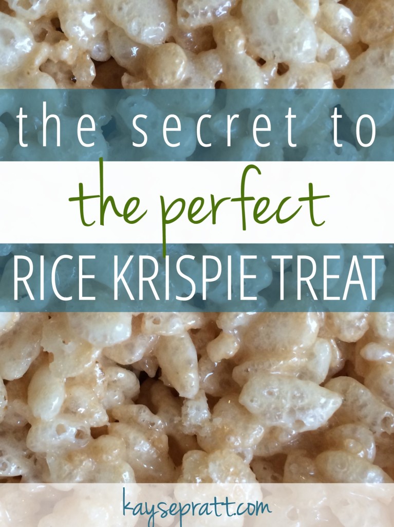 The Secret to the Perfect Rice Krispie Treat - KaysePratt.com