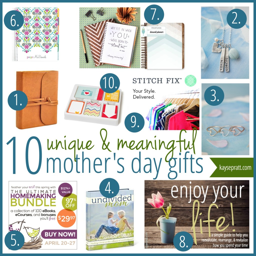 10 Unique & Meaningful Mother's Day Gifts - KaysePratt.com