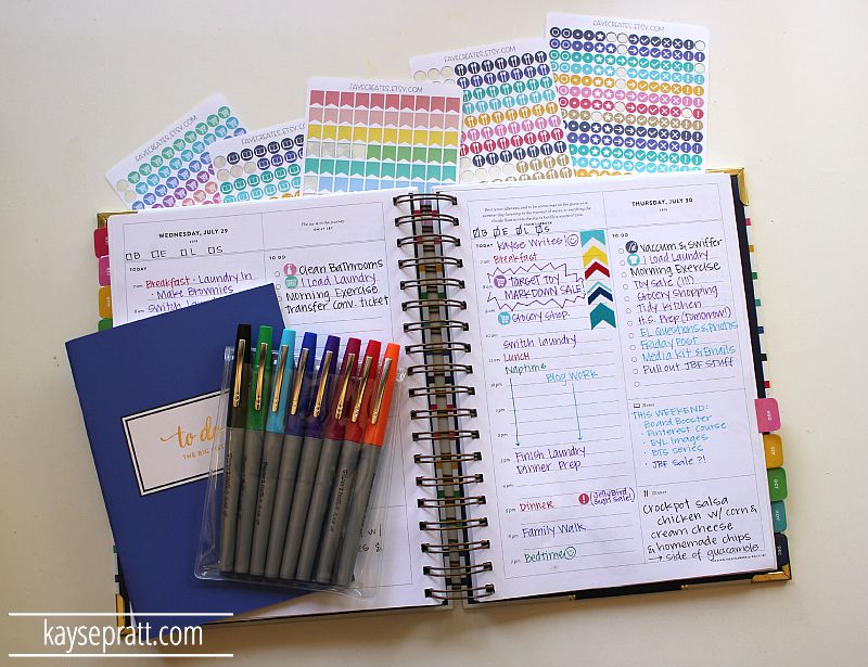 How I Use My Simplified Planner to Control ALL THE CRAZY! - Anchored Women