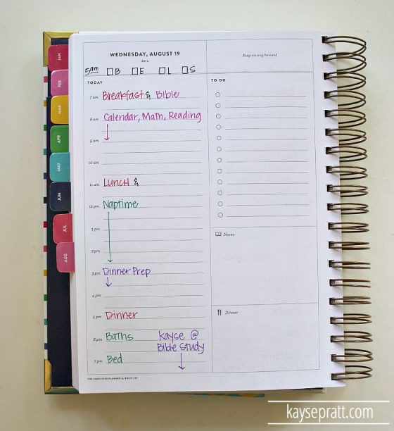 How I Use My Simplified Planner to Control ALL THE CRAZY! - Anchored Women