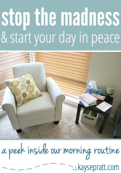 Stop the Madness & Start Your Day In Peace - KaysePratt.com