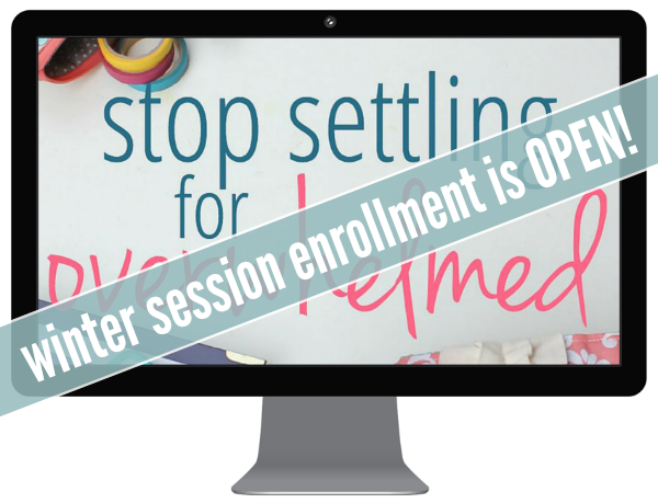 Stop Settling Winter Enrollment