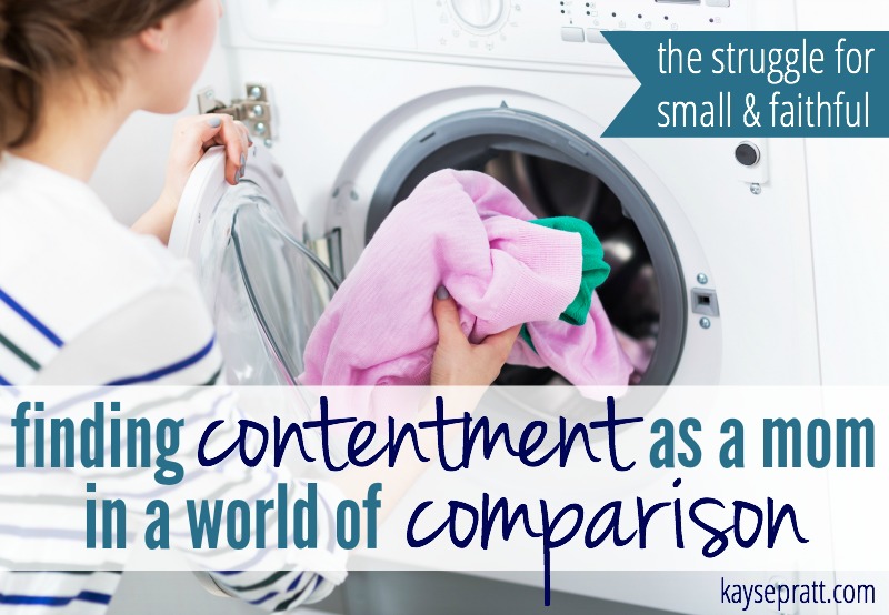 Finding Contentment as a Mom in a World of Comparison