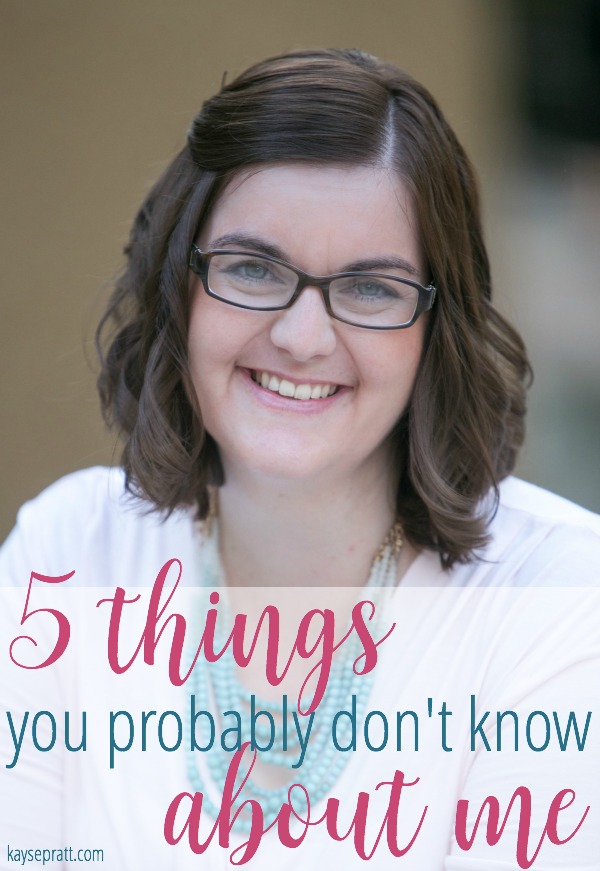 5 Things You Probably Don't Know About Me - KaysePratt.com