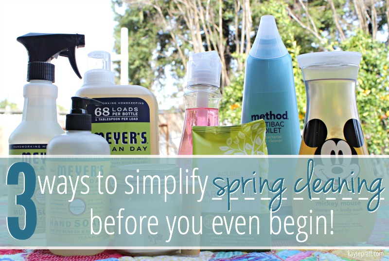 3 Ways To Simplify Spring Cleaning Before You Even Begin