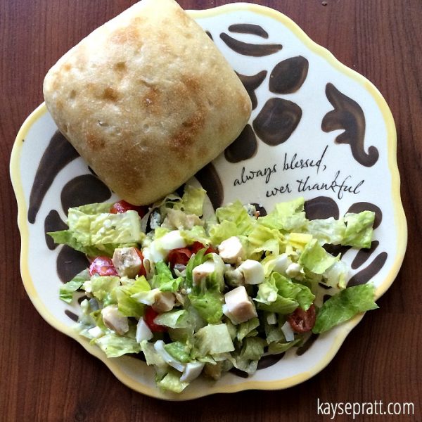 Delicious Chicken Cobb Avocado Salad Just like Panera!