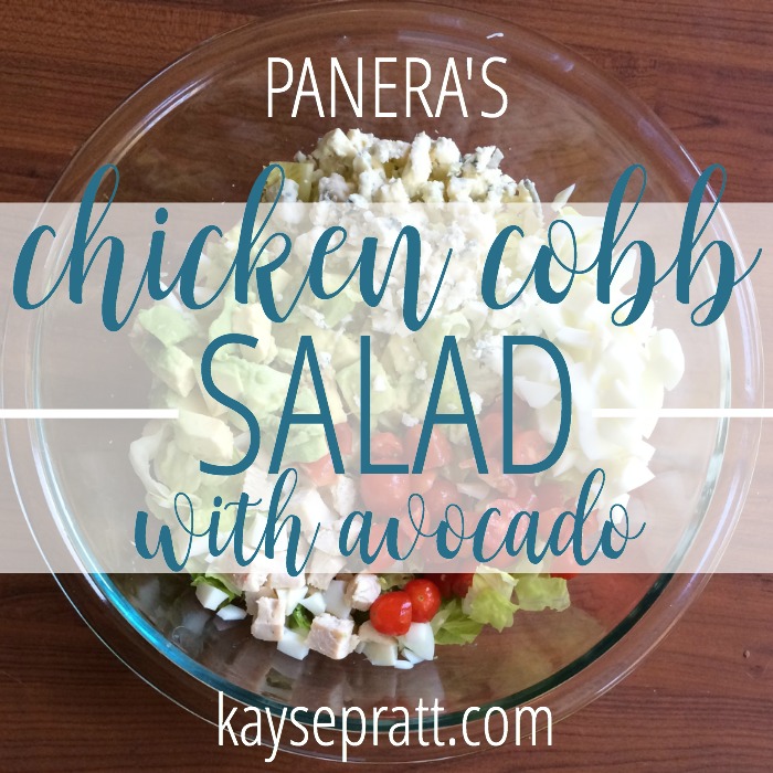 Delicious Chicken Cobb Avocado Salad |  Just like Panera!