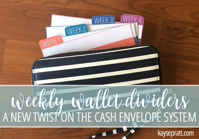 Weekly Wallet Dividers - FREE PRINTABLE - KaysePratt.com