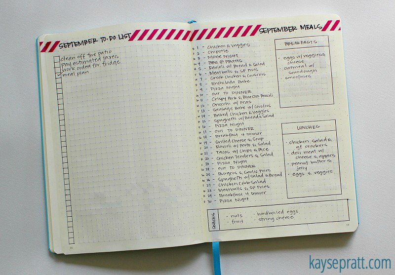 Bullet Journal – plan, track and keep an overview