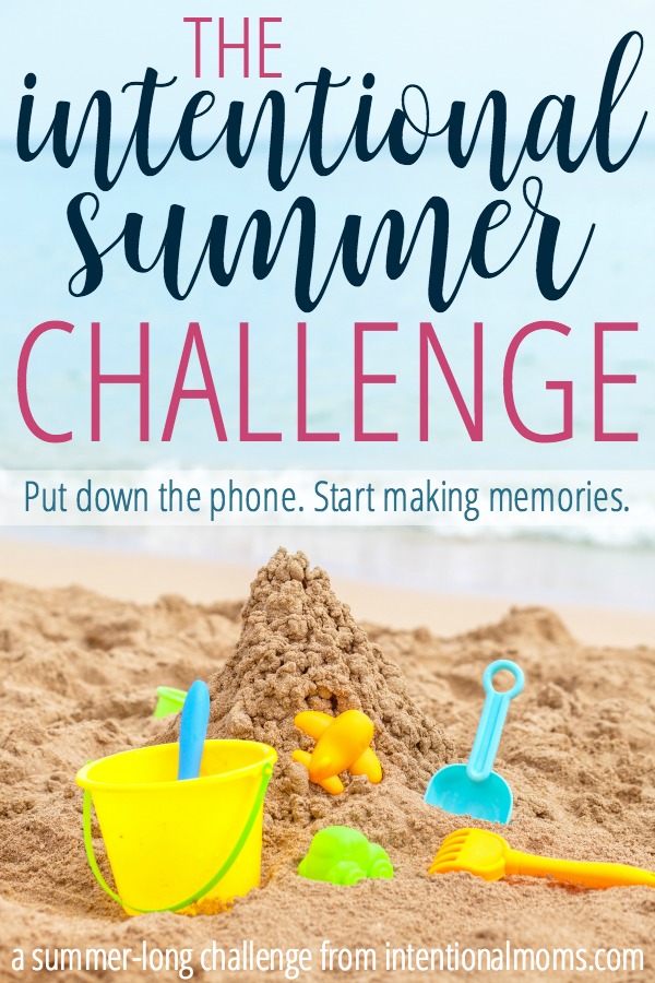 A FREE challenge for moms who want to connect with their kids, strengthen their families, and make memories during the summer months! This challenge includes a massive summer resource pack, book lists for every age, ideas for free & cheap summer activities, & more! Plus, weekly challenge emails, all summer long. This is the BEST resource for moms this summer!!