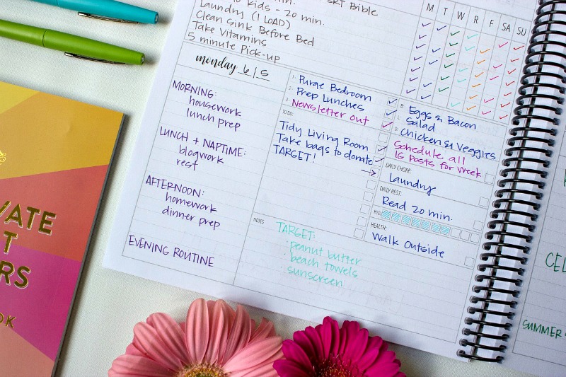 How to use your planner to carve out time for the things that matter.