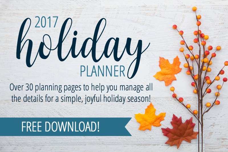 The 2017 Holiday Planner is here!