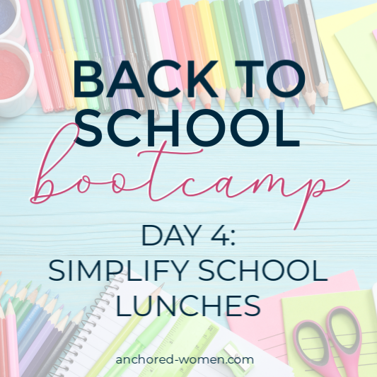 Back to School Week: Simplifying school lunches with a snack station + weekly prep