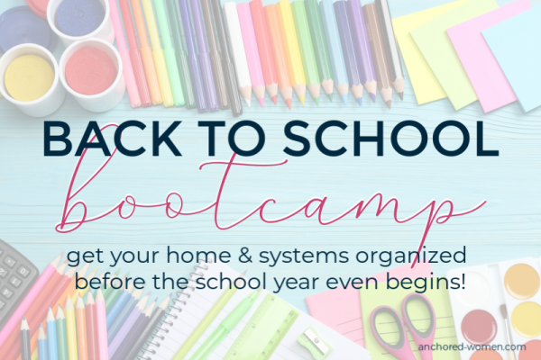 Back to School Week :: Preparing your heart for a new school year