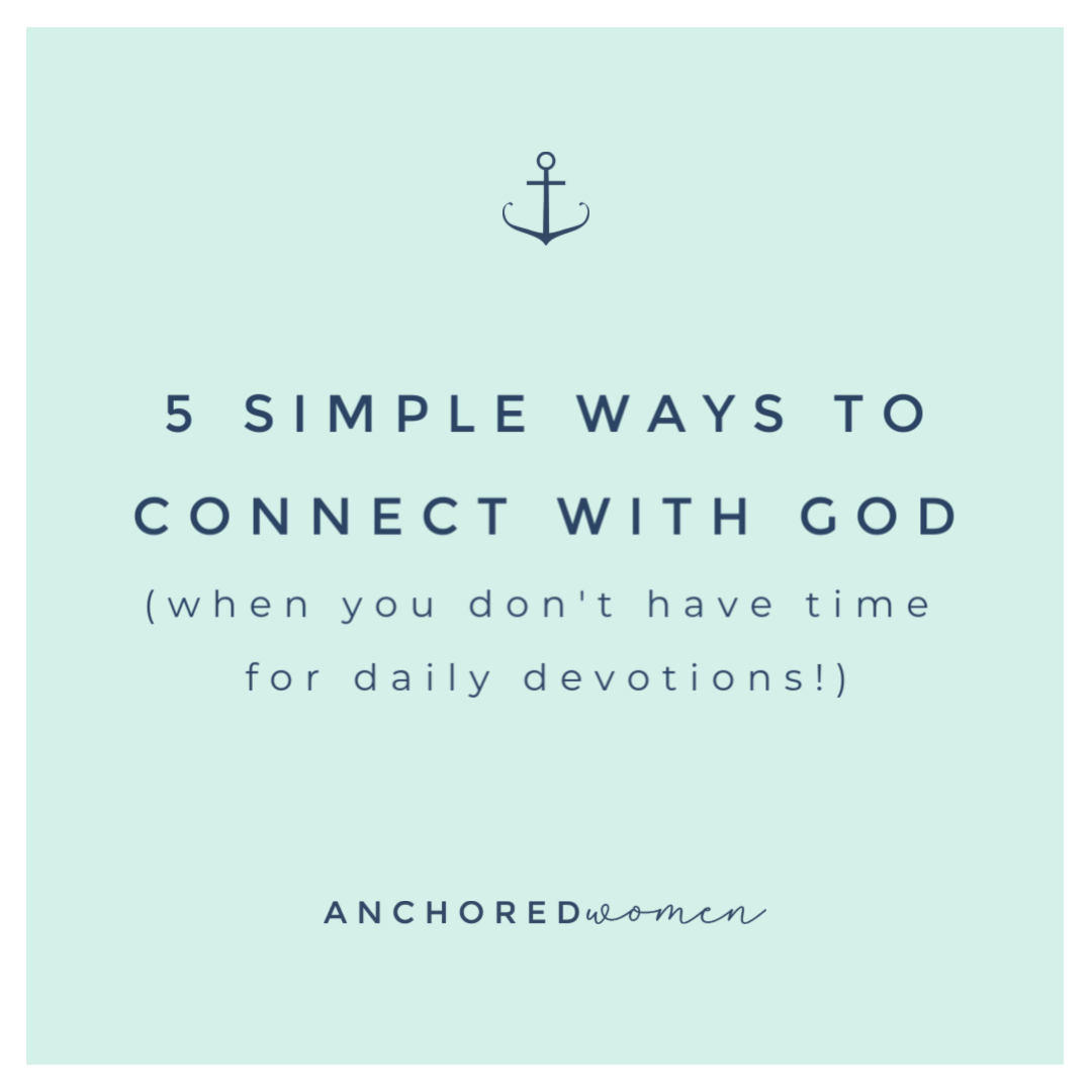 Five ways to focus on God throughout the day