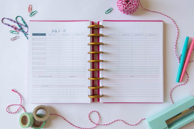 How to create a weekly planning habit