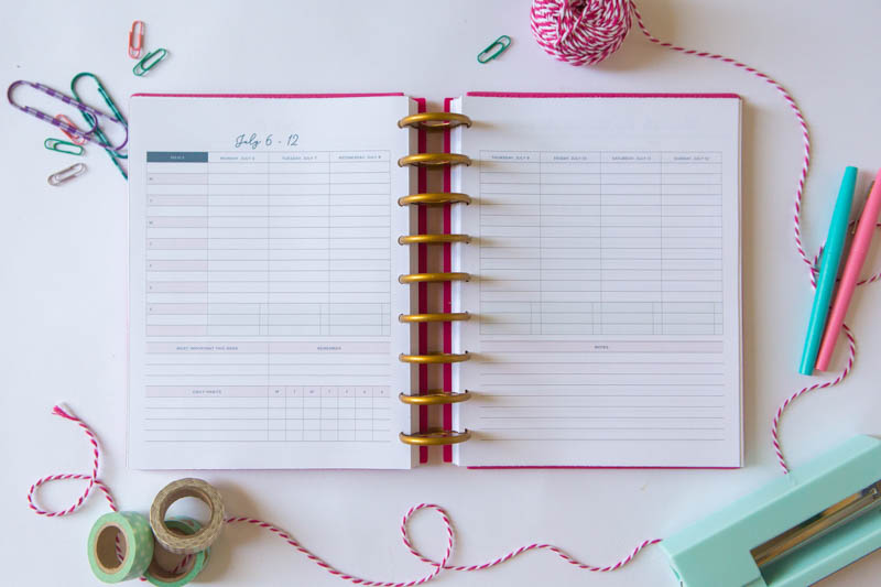 How to create a weekly planning habit