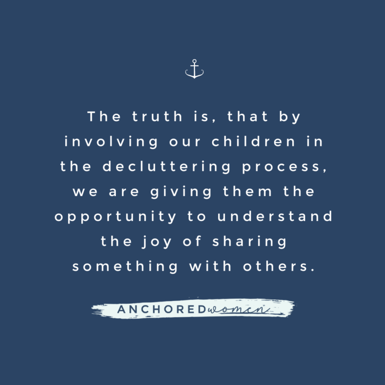 How Decluttering Teaches Generosity to Our Kids