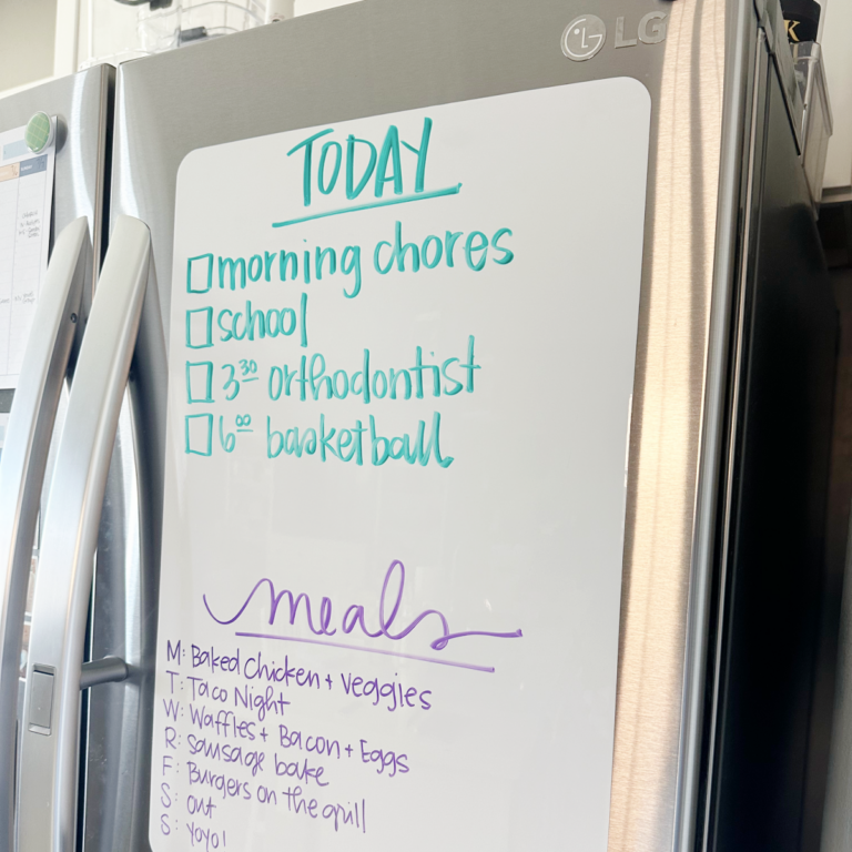 Create a Family Calendar System // Back To School Week