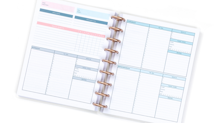 How to use our Classic Weekly planner layout!
